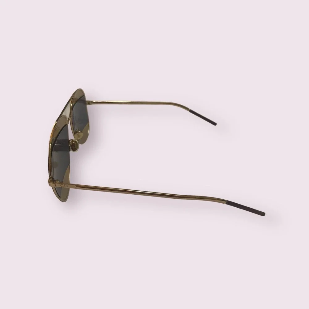 Christian Dior‎ Split 1 Aviator Gold/Pink Sunglasses